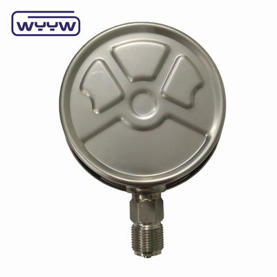 100mm 4 ίντσες kgf/cm2 διπλή κλίμακα ψυγίου από ανοξείδωτο χάλυβα κατασκευαστής μανόμετρου πίεσης πετρελαίου στην Κίνα