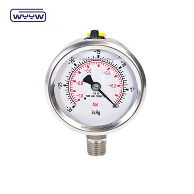 60mm SS304 Βιομηχανικό υγρό γεμάτο U Tube Manometer