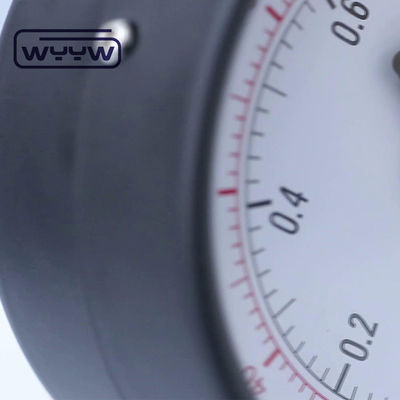 Οικονομικό μετρητή πίεσης σωλήνα Bourdon 16 Bar Psi Manometer αέριο νερό