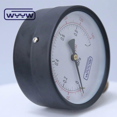 Οικονομικό μετρητή πίεσης σωλήνα Bourdon 16 Bar Psi Manometer αέριο νερό