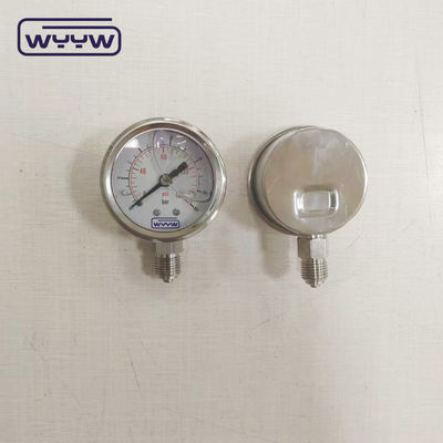 Μετρητής πίεσης υγρού 50 mm κάτω 1/4 &quot;Npt OEM μέτρο πίεσης