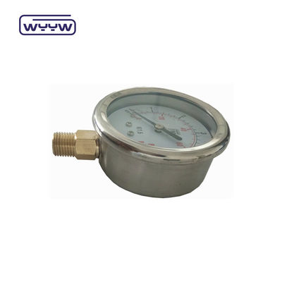 0-100 Mpa Manometer Δοκιμαστή πίεσης αέρα Τύπος σύνδεσης κάτω θύρας