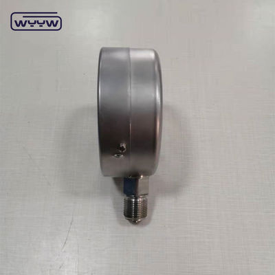 100 mm Διαμέτρου SS304 στεγνό μετρητή πίεσης με ακρίβεια ± 1,6% Διαφορετική κατηγορία