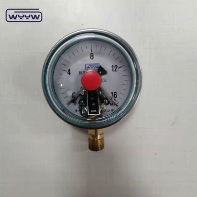 Μετρητής ηλεκτρικής πίεσης επαφής 100 mm για τη μέτρηση βιομηχανικής πίεσης σε απαιτητικά περιβάλλοντα