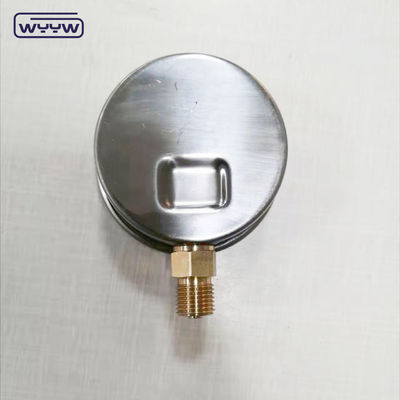 0-10 Bar Range Manometer μετρητής πίεσης με τύπο πετρελαίου Διαθέσιμο για να γεμίσει το πετρέλαιο και κάτω πίσω τοποθέτηση