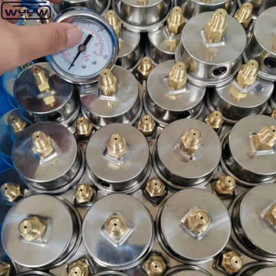 Μετρητής πίεσης κενού από ανοξείδωτο χάλυβα με μέγεθος πίνακα 2′′ και εύρος πίεσης προσαρμοσμένο