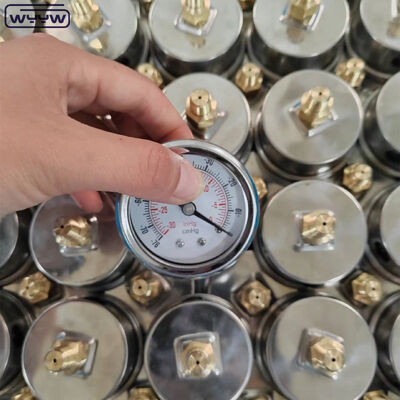 Μετρητής πίεσης κενού από ανοξείδωτο χάλυβα με μέγεθος πίνακα 2′′ και εύρος πίεσης προσαρμοσμένο