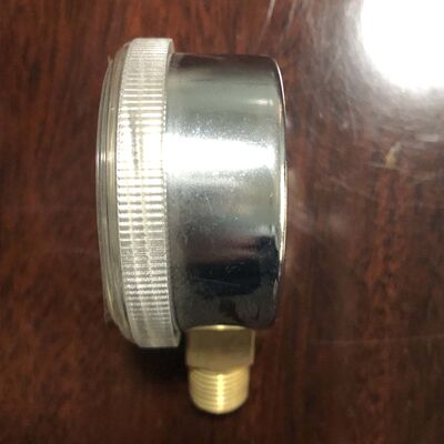 Δοκιμαστή πίεσης οξυγόνου 2 ιντσών με εύρος 0-4000 PSI Πιστοποιημένο για ασφαλές οξυγόνο για εφαρμογές φυσικού αερίου και υγροποιημένου αερίου