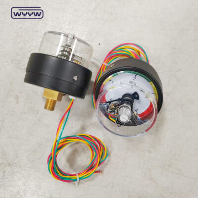 63 mm ηλεκτρικό μετρητή πίεσης επαφής με πίσω σύνδεση και εύρος 4MPa για βιομηχανικές εφαρμογές