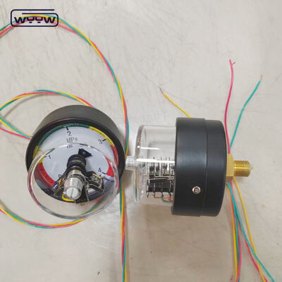 63 mm ηλεκτρικό μετρητή πίεσης επαφής με πίσω σύνδεση και εύρος 4MPa για βιομηχανικές εφαρμογές