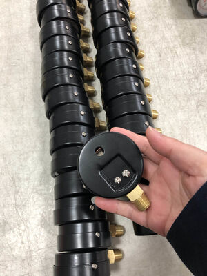 2.5" 60mm Bourdon Tube Low Pressure Gauge | 0-1000mbar/0-100kPa