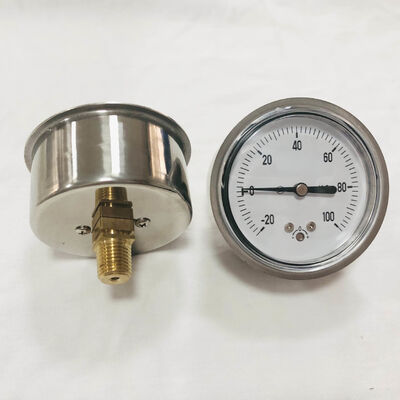 2.5 ίντσες 60mm -20~100cmH2O Κάψουλα Δοκιμαστή πίεσης